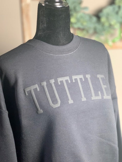 CUSTOMIZED STATE/TOWN/SCHOOL BLACK SWEATSHIRT OR TSHIRT