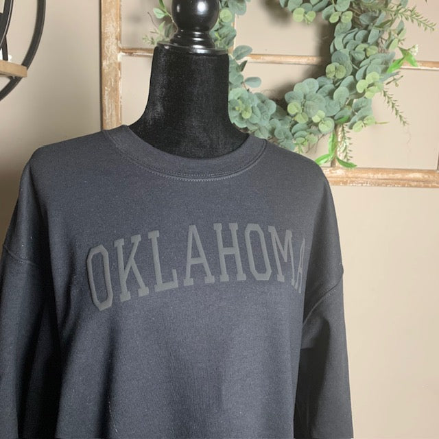 CUSTOMIZED STATE/TOWN/SCHOOL BLACK SWEATSHIRT OR TSHIRT