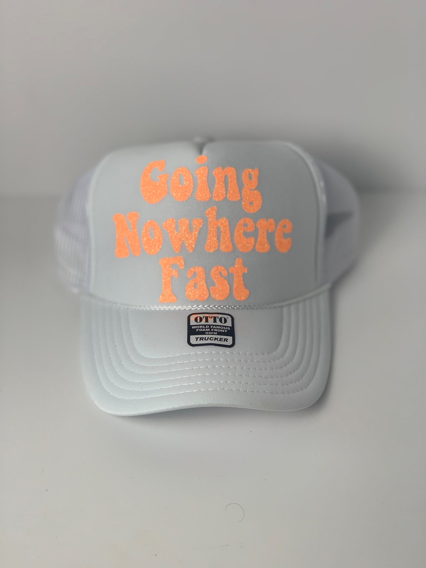 GOING NOWHERE FAST TRUCKER HAT