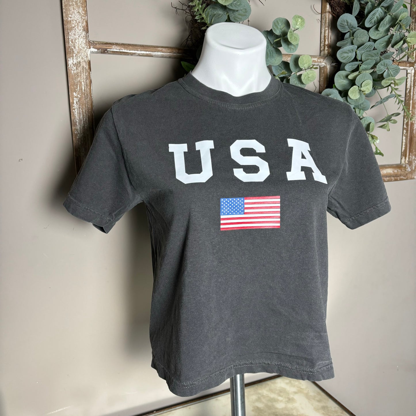 USA Cropped Tee