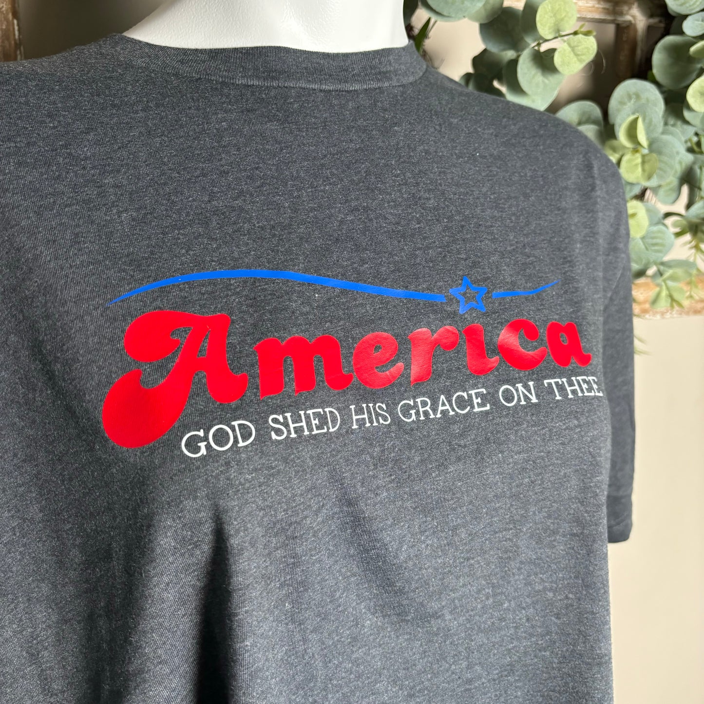 America God Shed His Grace On Thee Tee