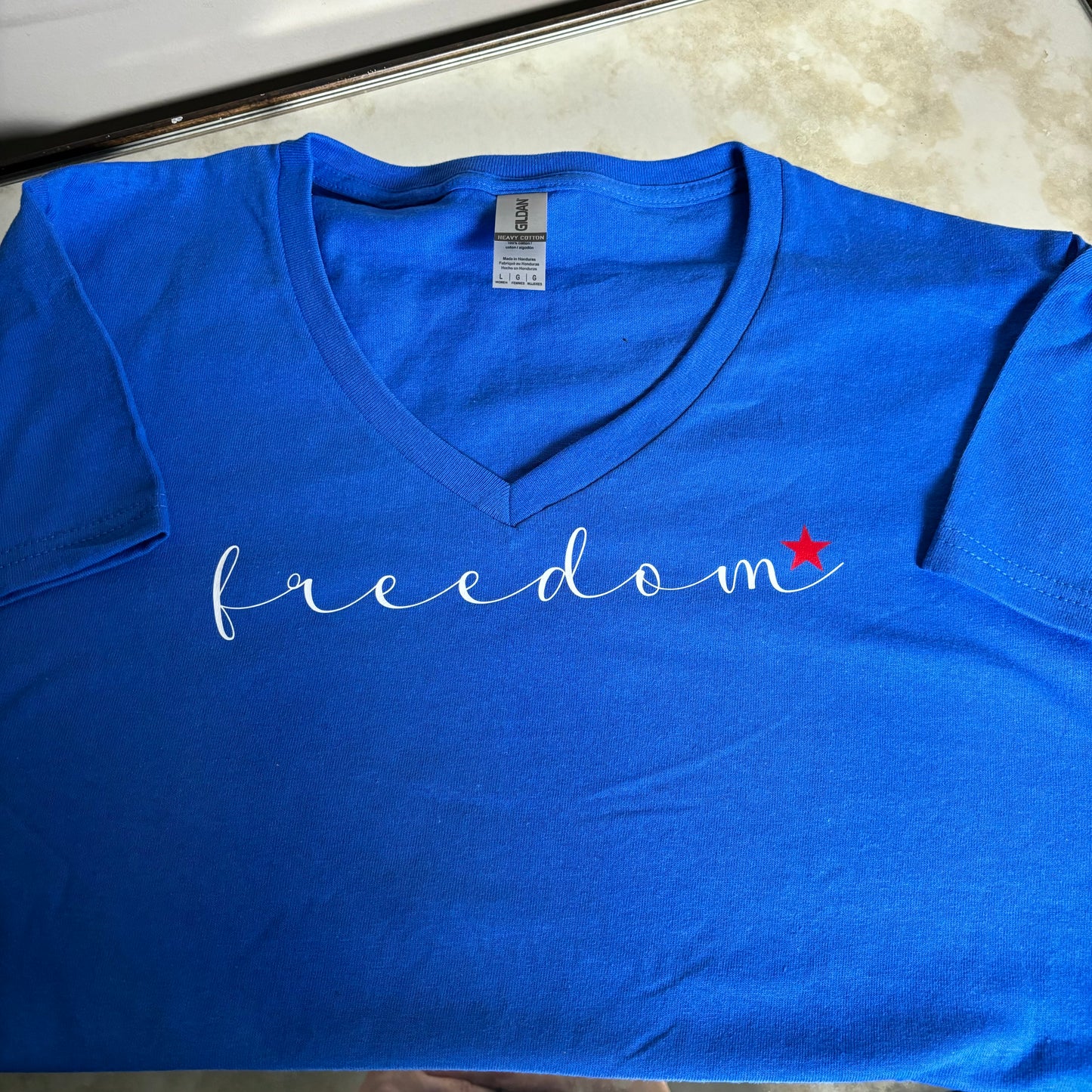 Freedom V-Neck Tee