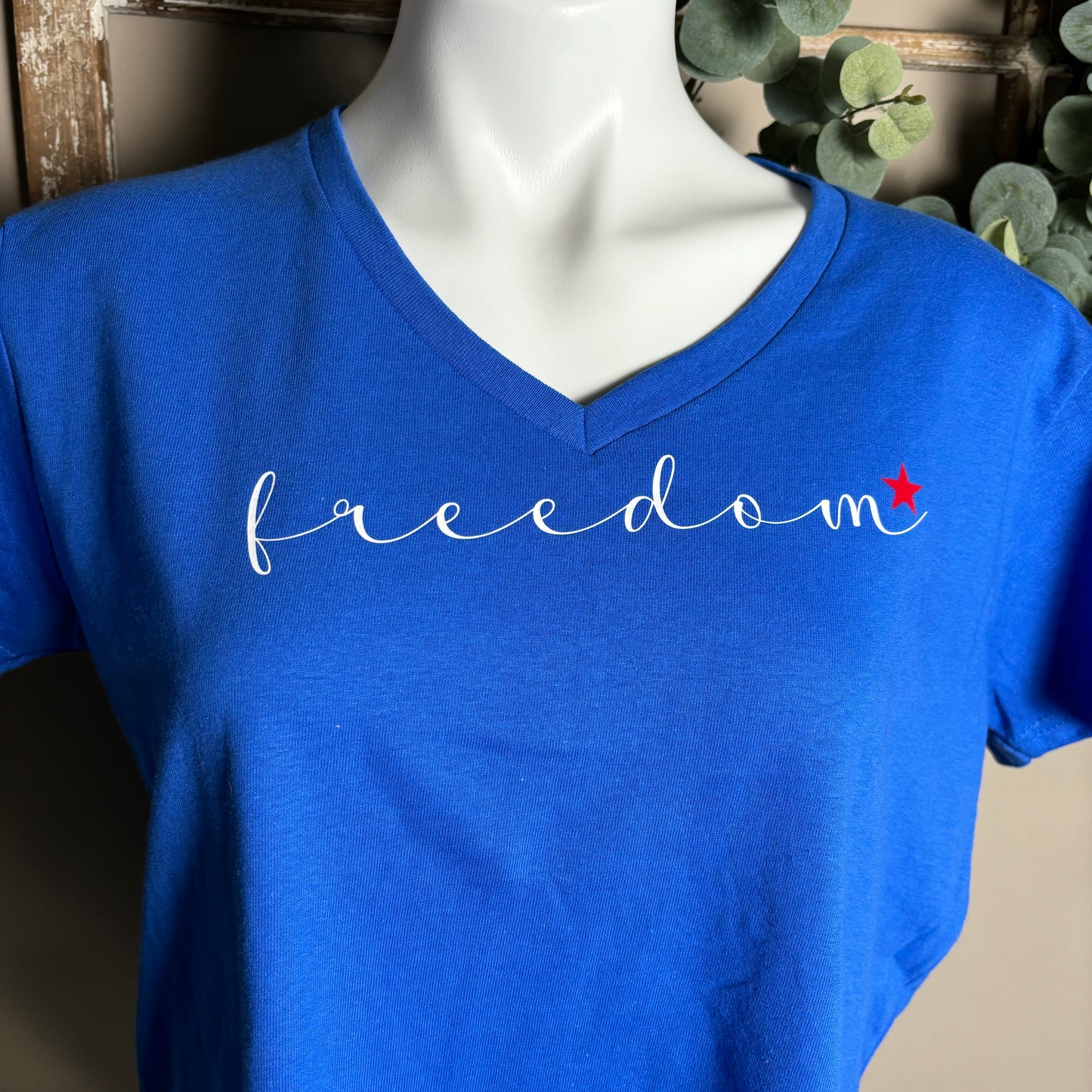 Freedom V-Neck Tee