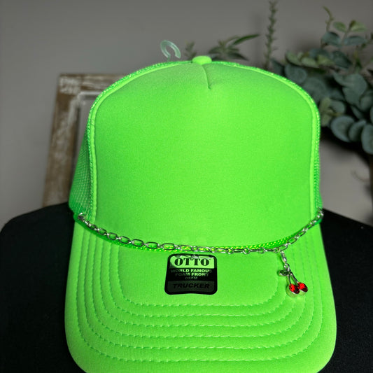 Lime Green Trucker