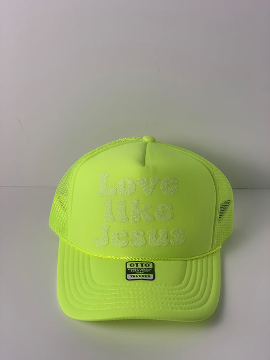 LOVE LIKE JESUS TRUCKER HAT