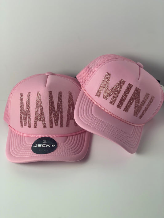 MAMA & MINI TRUCKER HATS