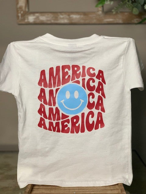 TODDLER/YOUTH AMERICA SMILEY FACE