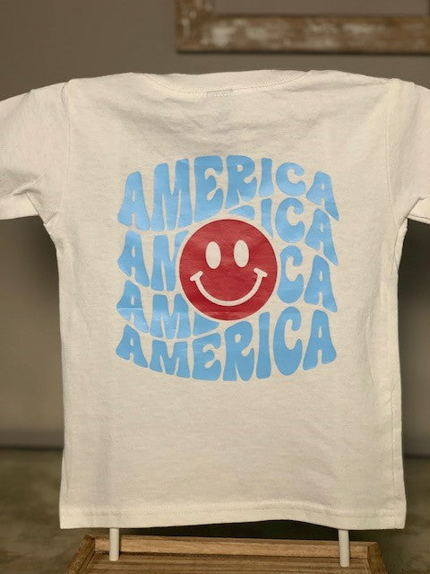 TODDLER/YOUTH AMERICA SMILEY FACE