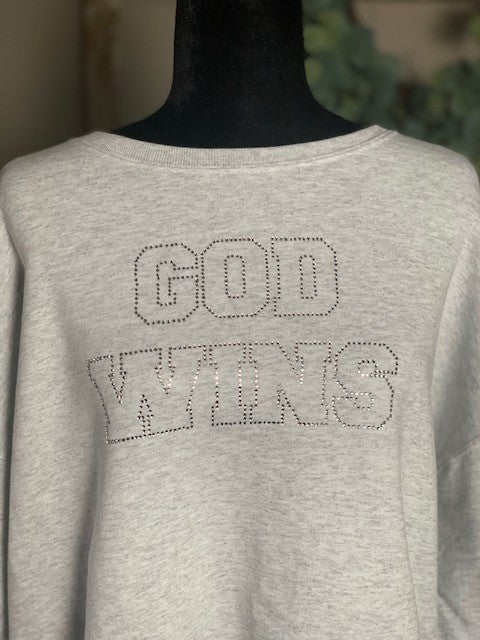 God Wins Sweatshirt