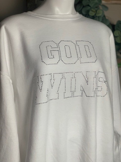 God Wins Sweatshirt